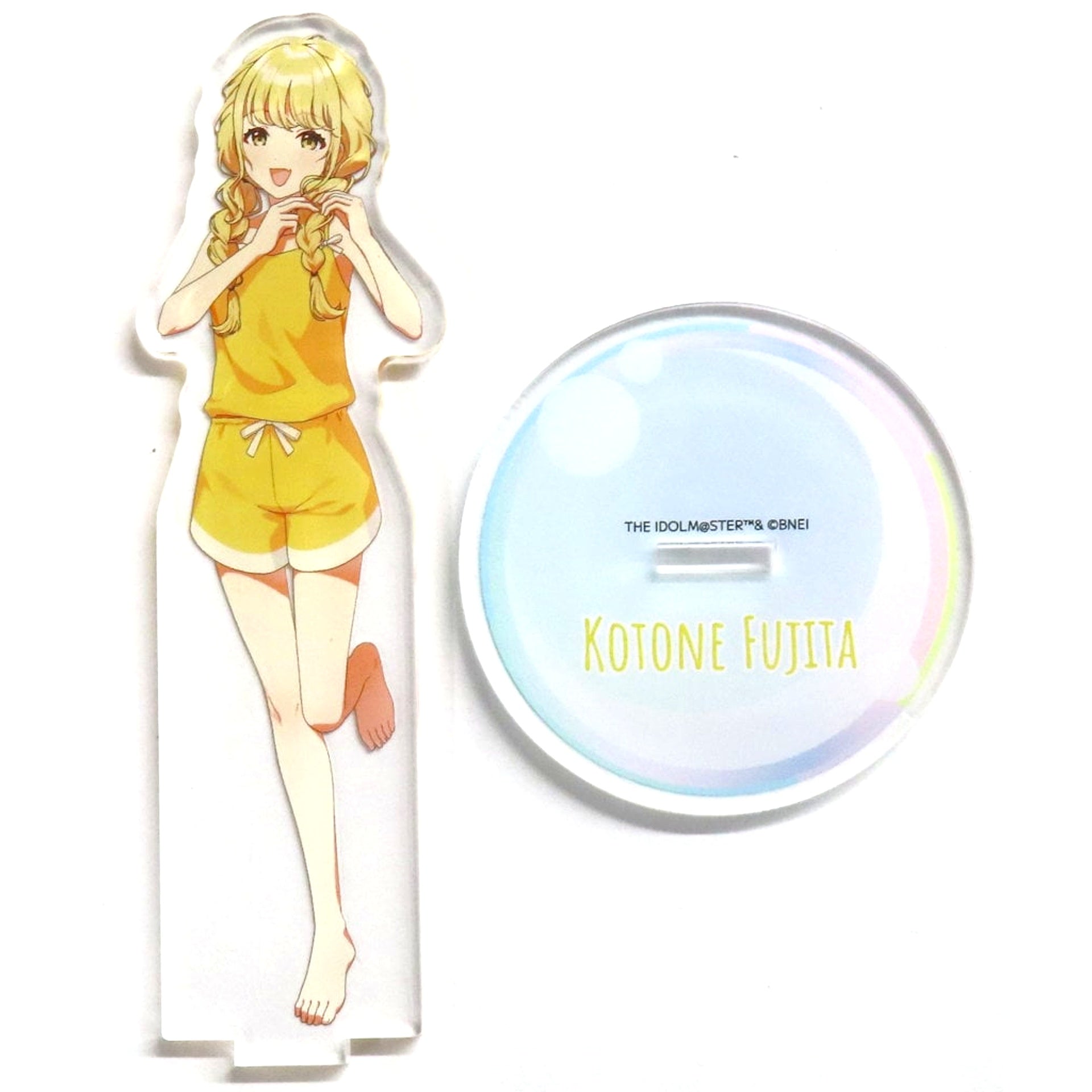 Kotone Fujita Gakuen Idolmaster Acrylic Stand Gokurakuyu RAKU SPA Welcome to Gokurakuyu Winter Hot Spring Park [USED]