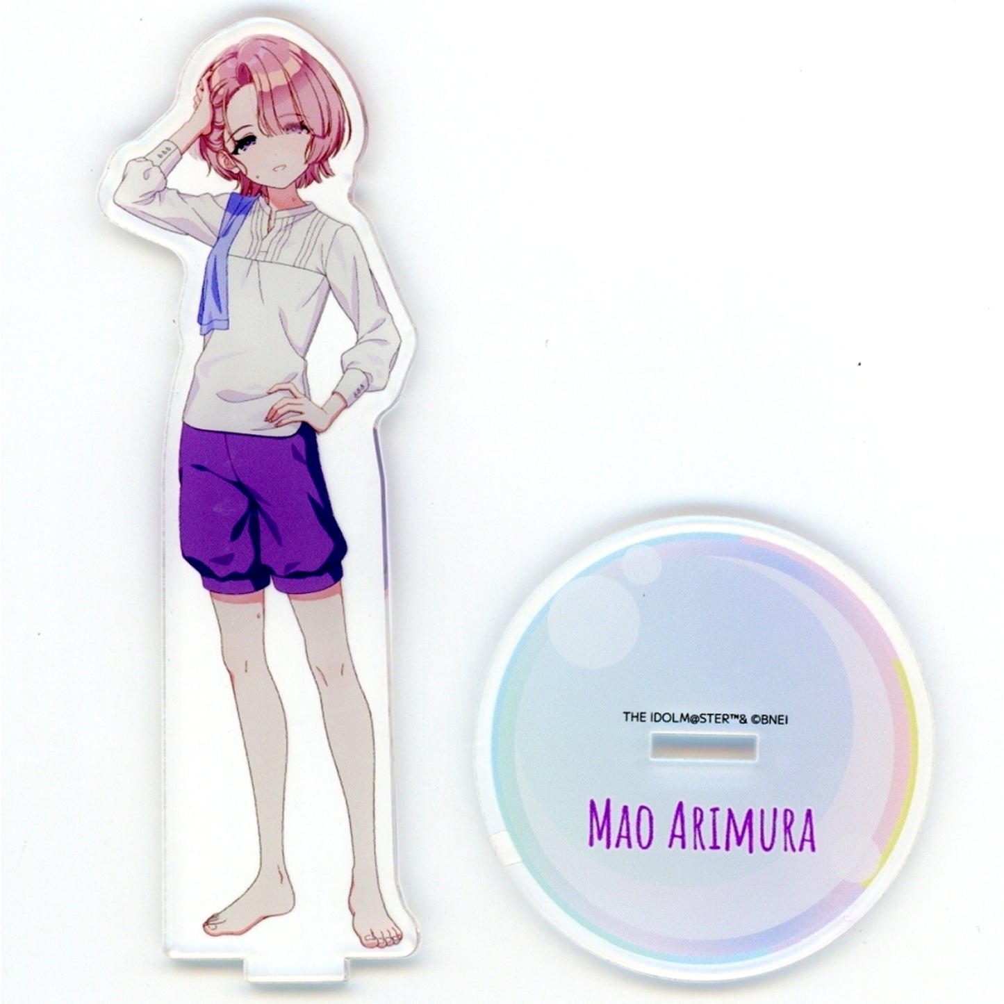 Mao Arimura Gakuen Idolmaster x Gokurakuyu RAKU SPA Acrylic Stand Welcome to Gokurakuyu Kanto no Yuenchi [USED]