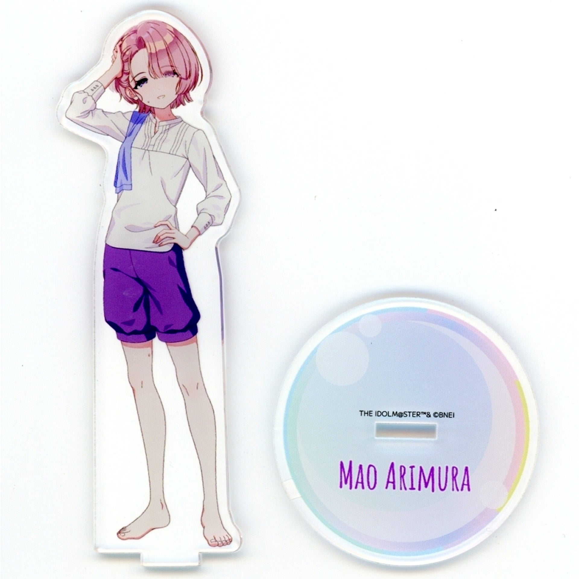 Mao Arimura Gakuen Idolmaster x Gokurakuyu RAKU SPA Acrylic Stand Welcome to Gokurakuyu Kanto no Yuenchi [USED]