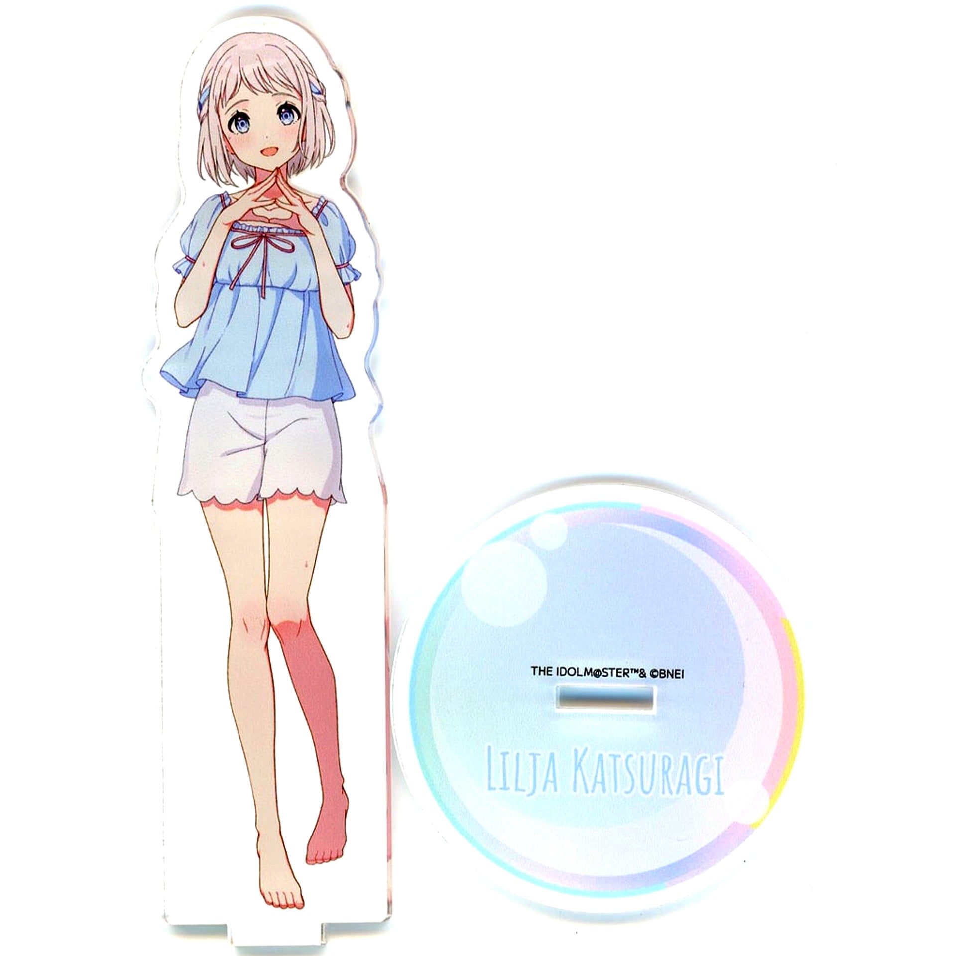 Lilja Katsuragi Gakuen Idolmaster Acrylic Stand Gokurakuyu RAKU SPA Welcome to Gokurakuyu Winter Yuenchi [USED]