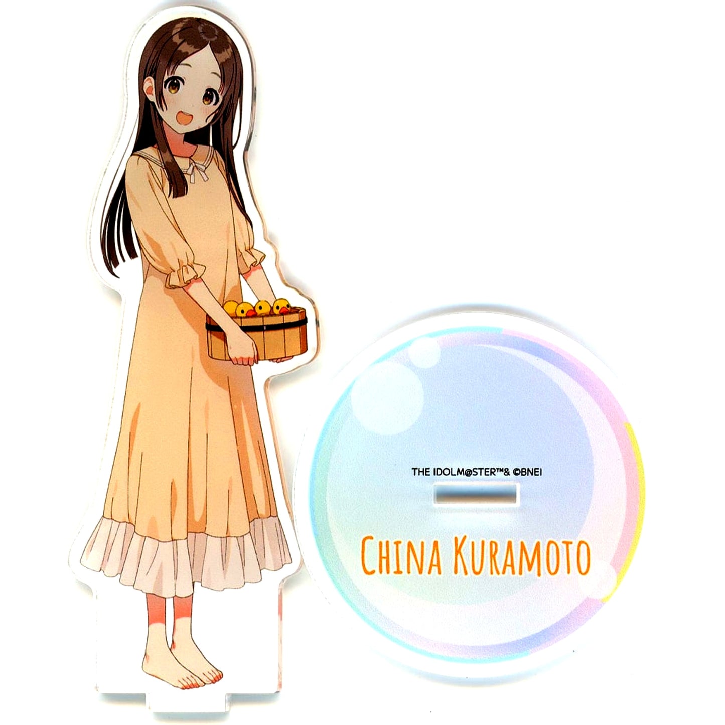 China Kuramoto Gakuen Idolmaster Acrylic Stand Gokurakuyu RAKU SPA Welcome to Gokurakuyu Winter Hot Spring Park [USED]