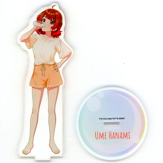 Ume Hanami Gakuen Idolmaster x Gokurakuyu RAKU SPA Acrylic Stand Welcome to Gokurakuyu Kanto no Yuenchi [USED]
