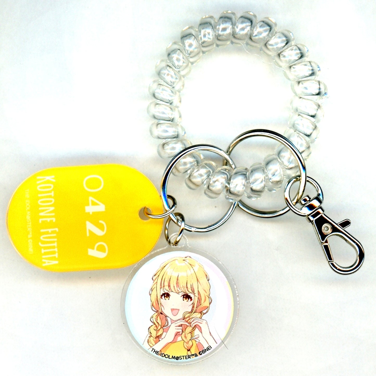 Kotone Fujita Gakuen Idolmaster Trading Locker Key Style Keychain Gokurakuyu RAKU SPA Welcome to Gokurakuyu Kanto no Yuenchi [USED]