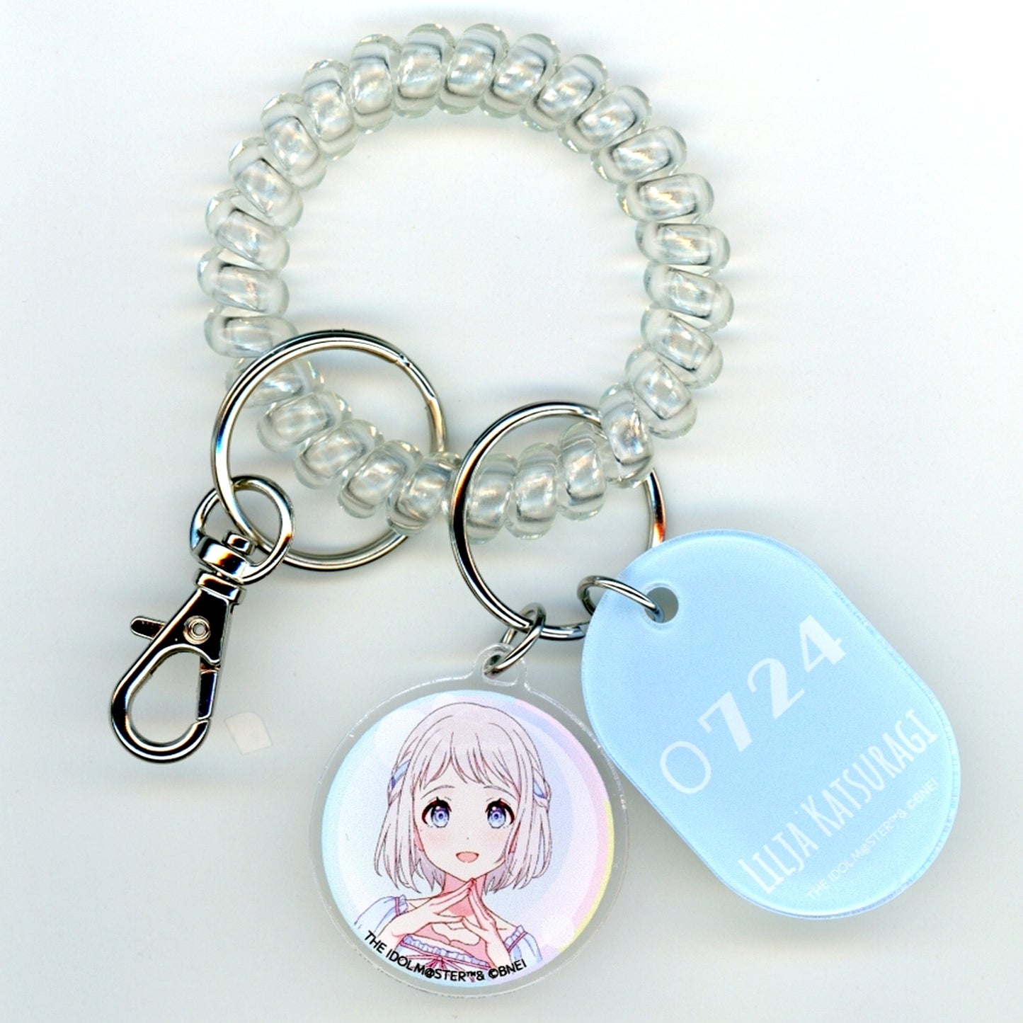 Lilja Katsuragi Gakuen Idolmaster Trading Locker Key Style Keychain Gokurakuyu RAKU SPA Welcome to Gokurakuyu Kanto no Yuenchi [USED]