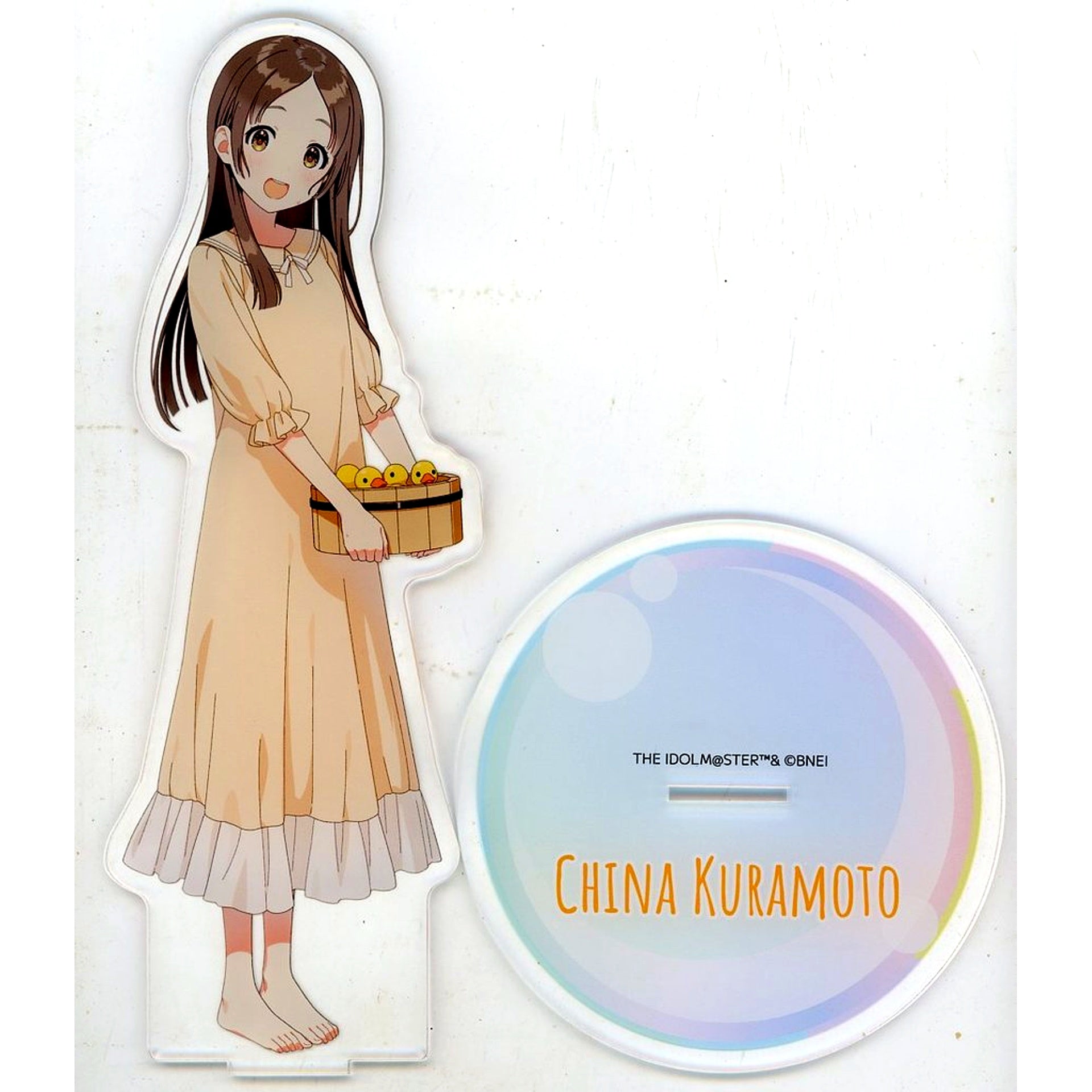 China Kuramoto Gakuen Idolmaster x Gokurakuyu RAKU SPA BIG Acrylic Stand Welcome to Gokurakuyu Kanto no Yuenchi Mail Order Limited [USED]