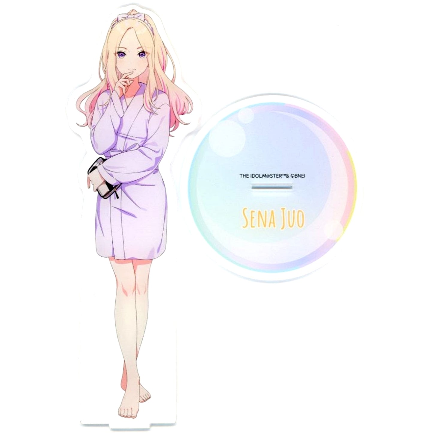 Sena Juo Gakuen Idolmaster BIG Acrylic Stand Gokurakuyu RAKU SPA Welcome to Gokurakuyu Winter Hot Spring Park Mail Order Limited [USED]