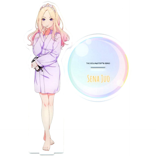 Sena Juo Gakuen Idolmaster BIG Acrylic Stand Gokurakuyu RAKU SPA Welcome to Gokurakuyu Winter Hot Spring Park Mail Order Limited [USED]