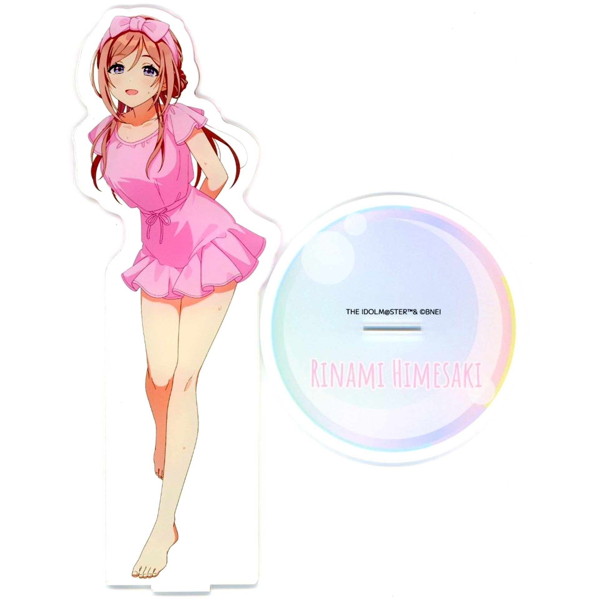 Rinami Himesaki Gakuen Idolmaster x Gokurakuyu RAKU SPA BIG Acrylic Stand Welcome to Gokurakuyu Kanto no Yuenchi Mail Order Limited [USED]