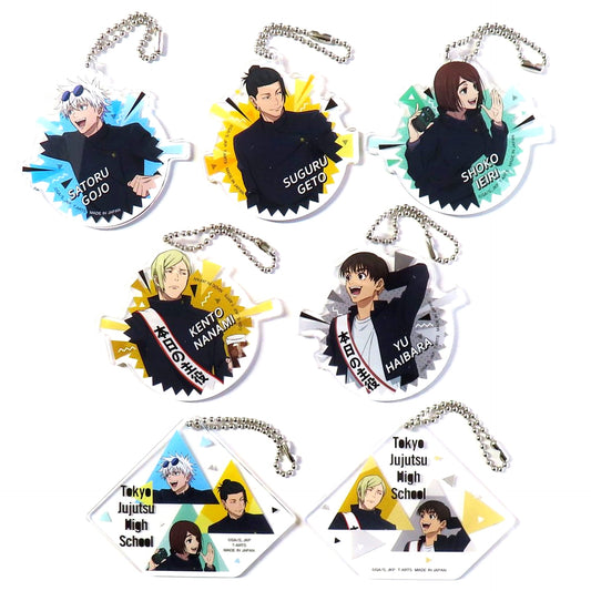 Set of 7 Jujutsu Kaisen Season 2 Hidden Inventory Premature Death Decorate Acrylic Keychain PartyTime [USED]