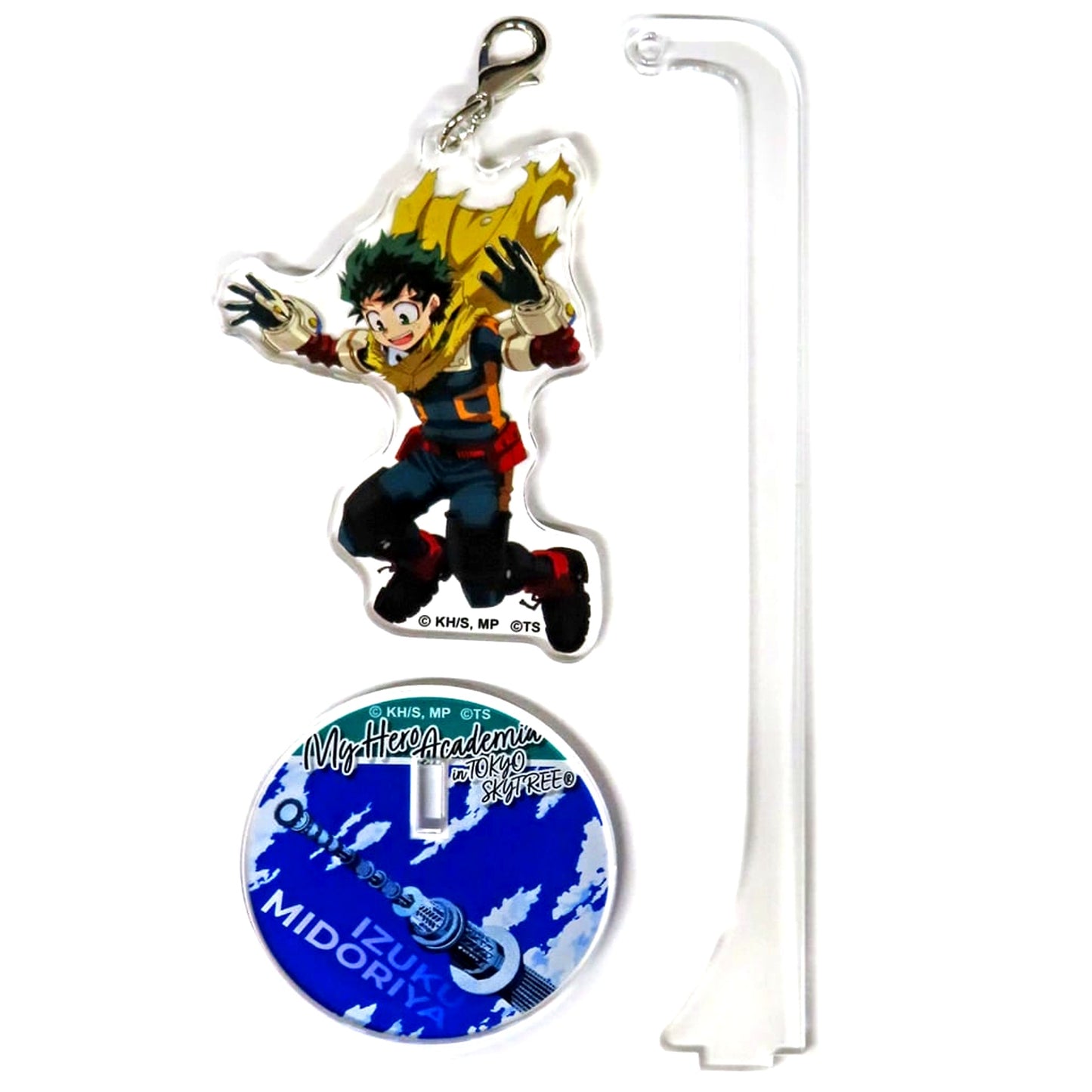 Izuku Midoriya My Hero Academia Acrylic Stand YuraYura Tokyo Skytree FLOAT Hero Training Above the Sky [USED]