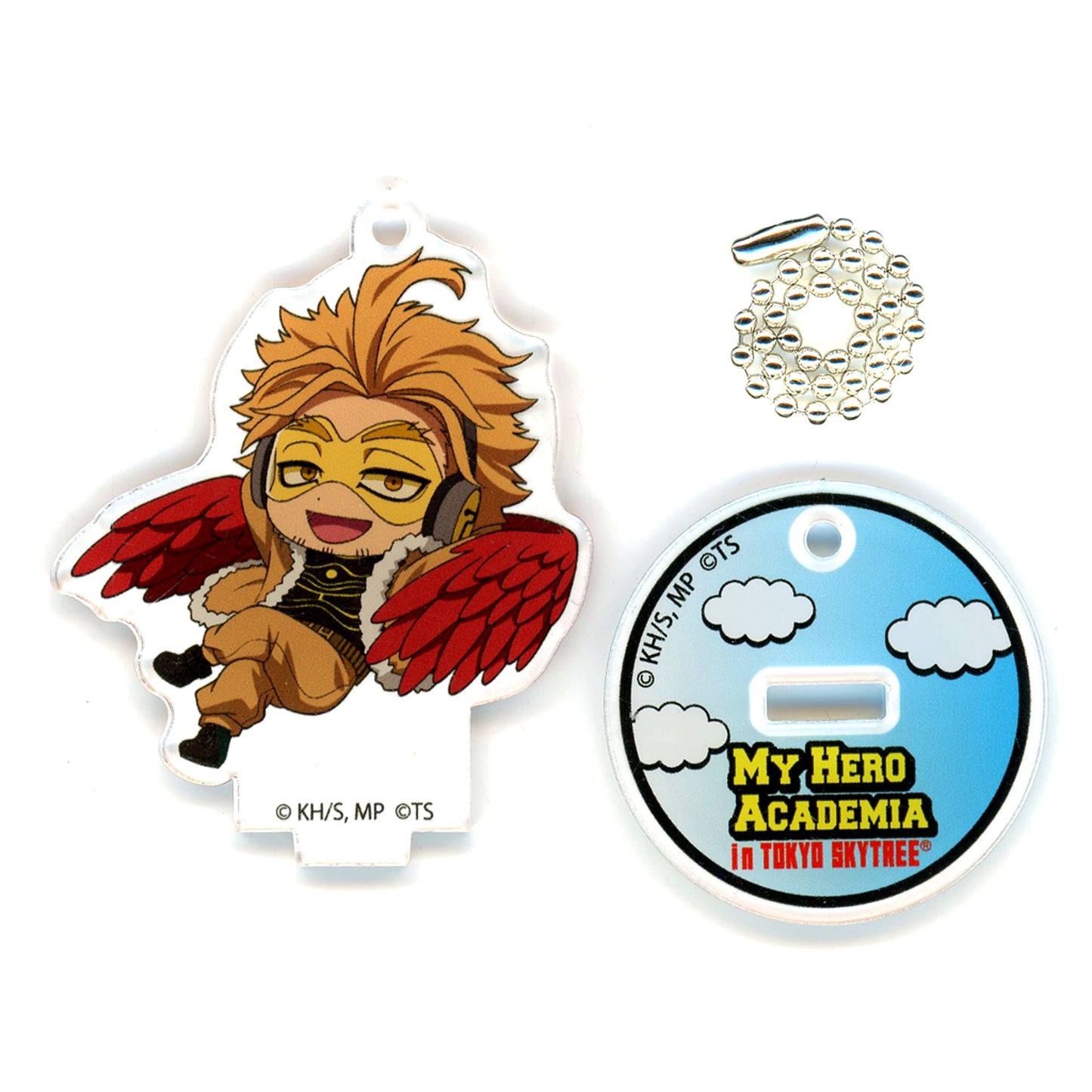 Hawks My Hero Academia x Tokyo Skytree FLOAT at Skytree! Hero Exercise in the Sky! Trading Acrylic Stand Keychain [USED]