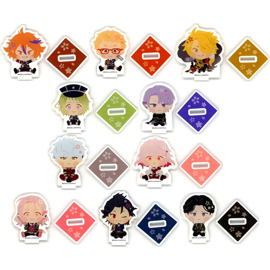 Set of 10 Touken Ranbu ONLINE Acrylic Petit Stand Wanpaku! Touken Ranbu Daihonmaru Expo 2025 [USED]