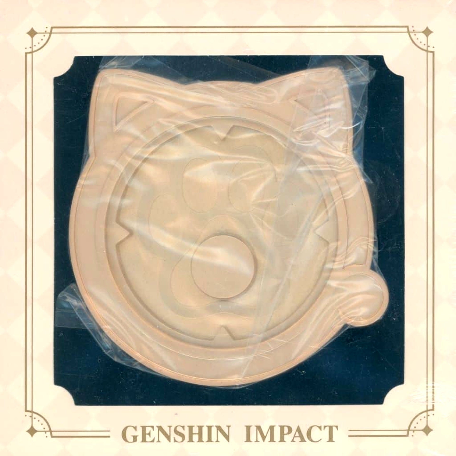 Genshin Gold Genius Invokation TCG Tournament Series Cat Paw Metal Badge Holder Buttons [USED]