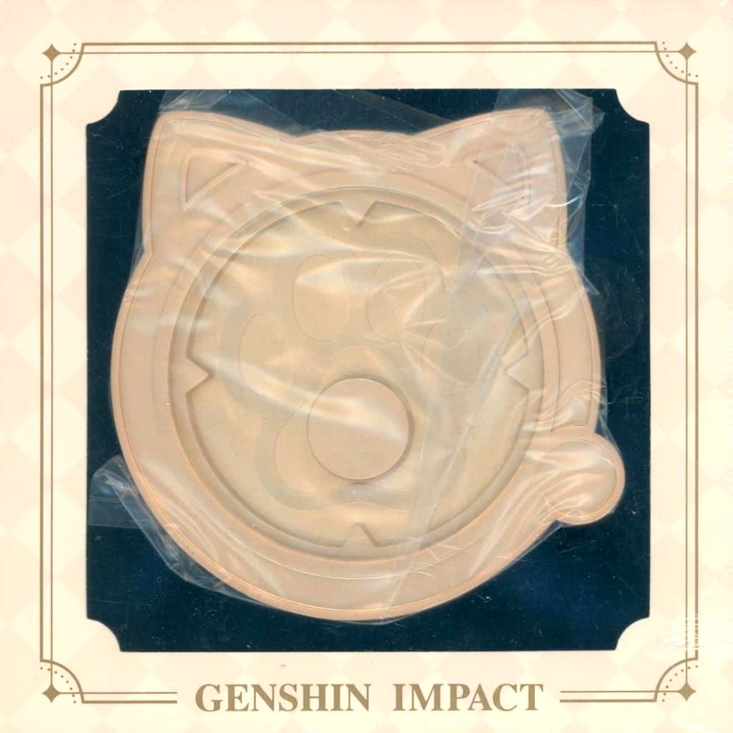 Genshin Gold Genius Invokation TCG Tournament Series Cat Paw Metal Badge Holder Buttons [USED]