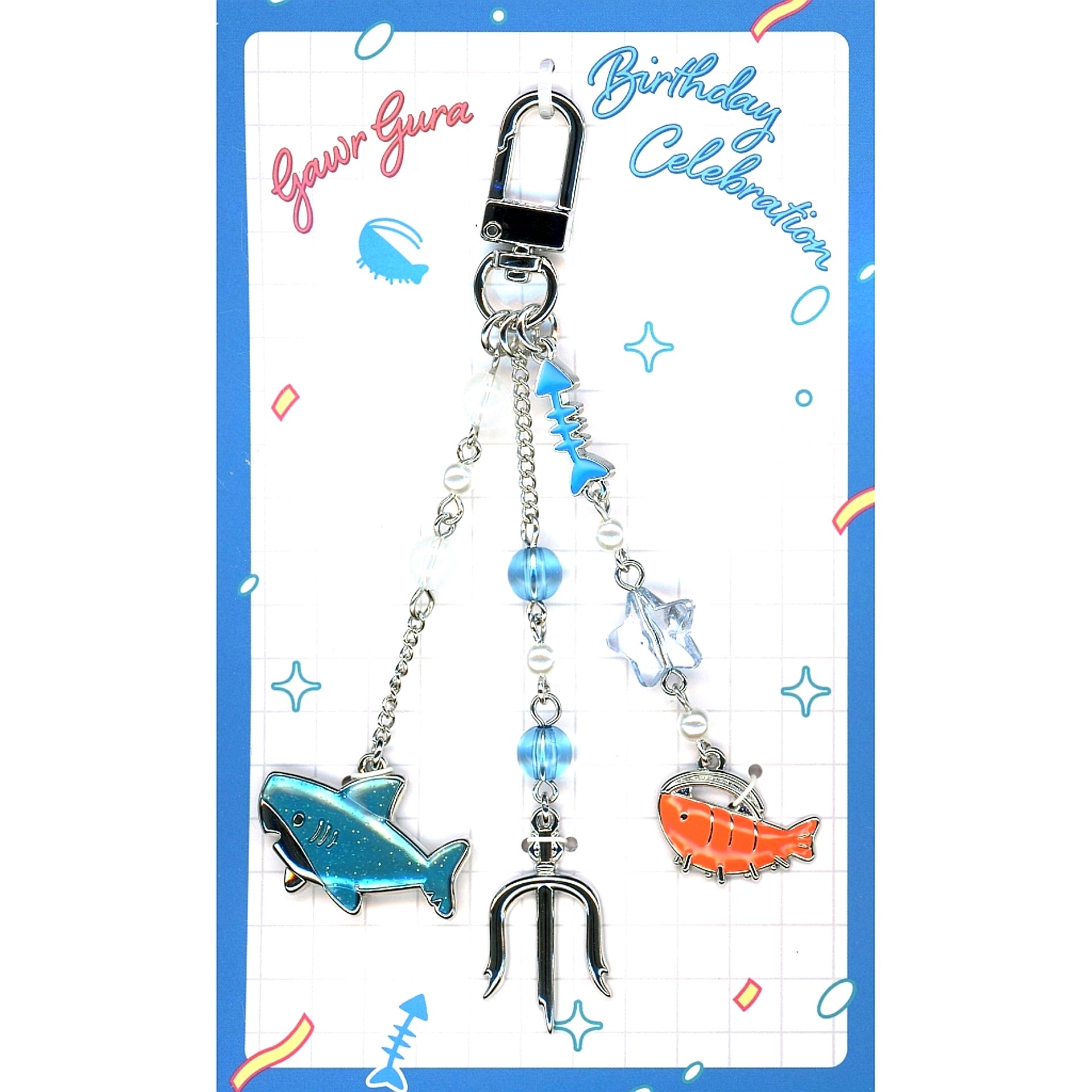 Gawr Gura Hololive English Shark Keychain Gawr Gura Birthday Celebration 2024 [USED]