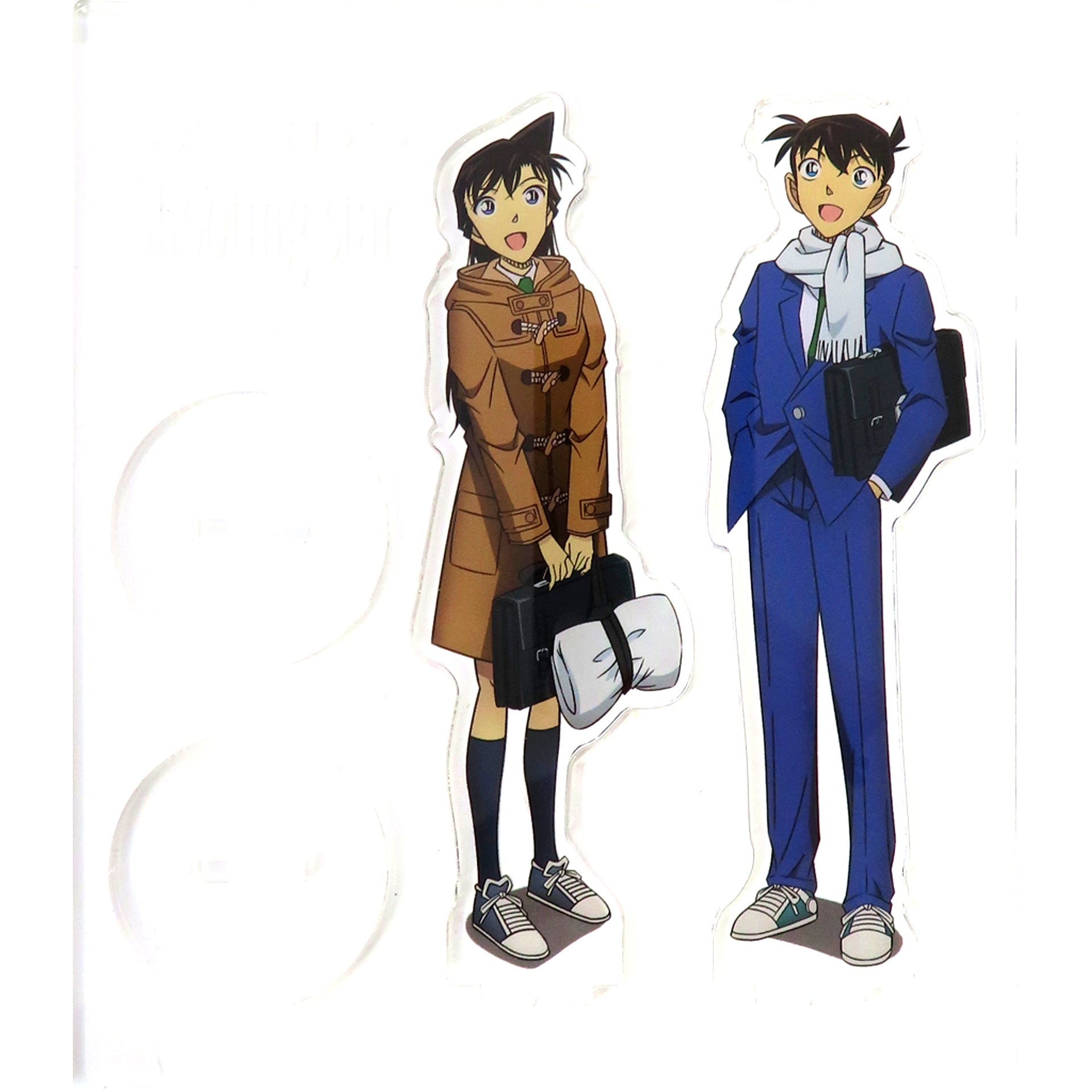 Shinichi Kudo & Ran Mouri Detective Conan WANDS Shooting star Limited Edition CD Bonus Acrylic Stand [USED]