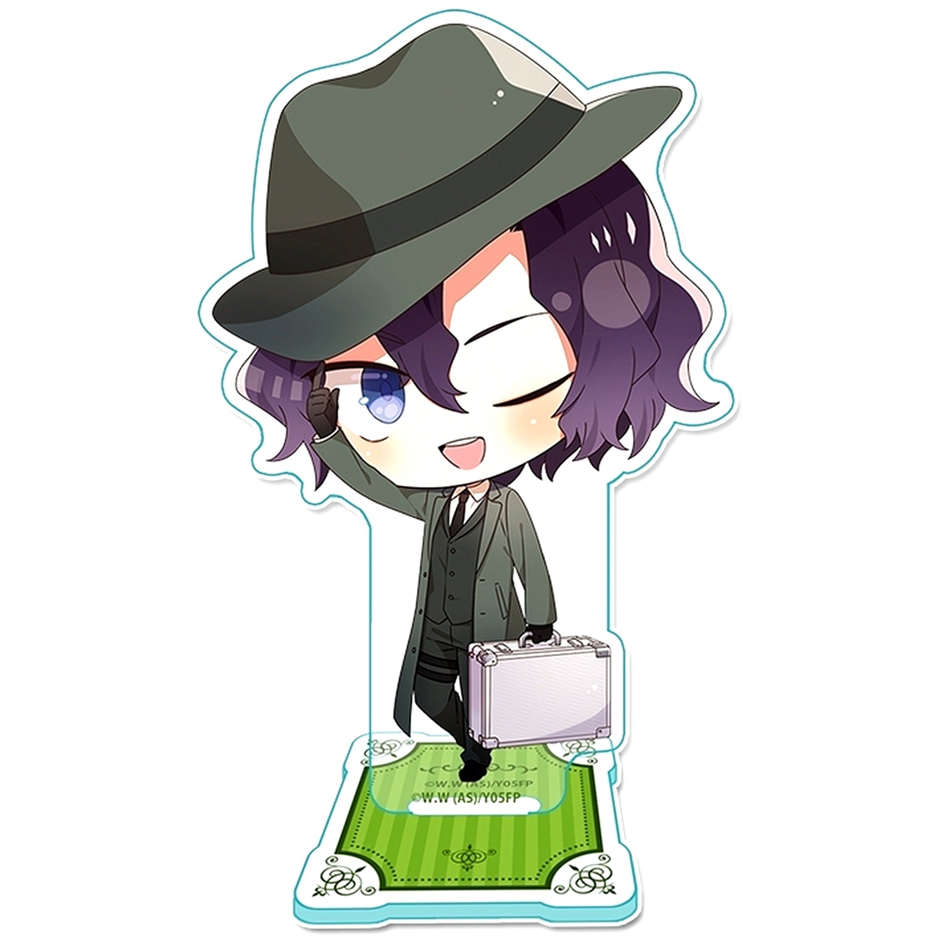 Junta Teshima Detective & Agent Ver. Puchi Choco Acrylic Stand Yowamushi Pedal Limit Break [USED]