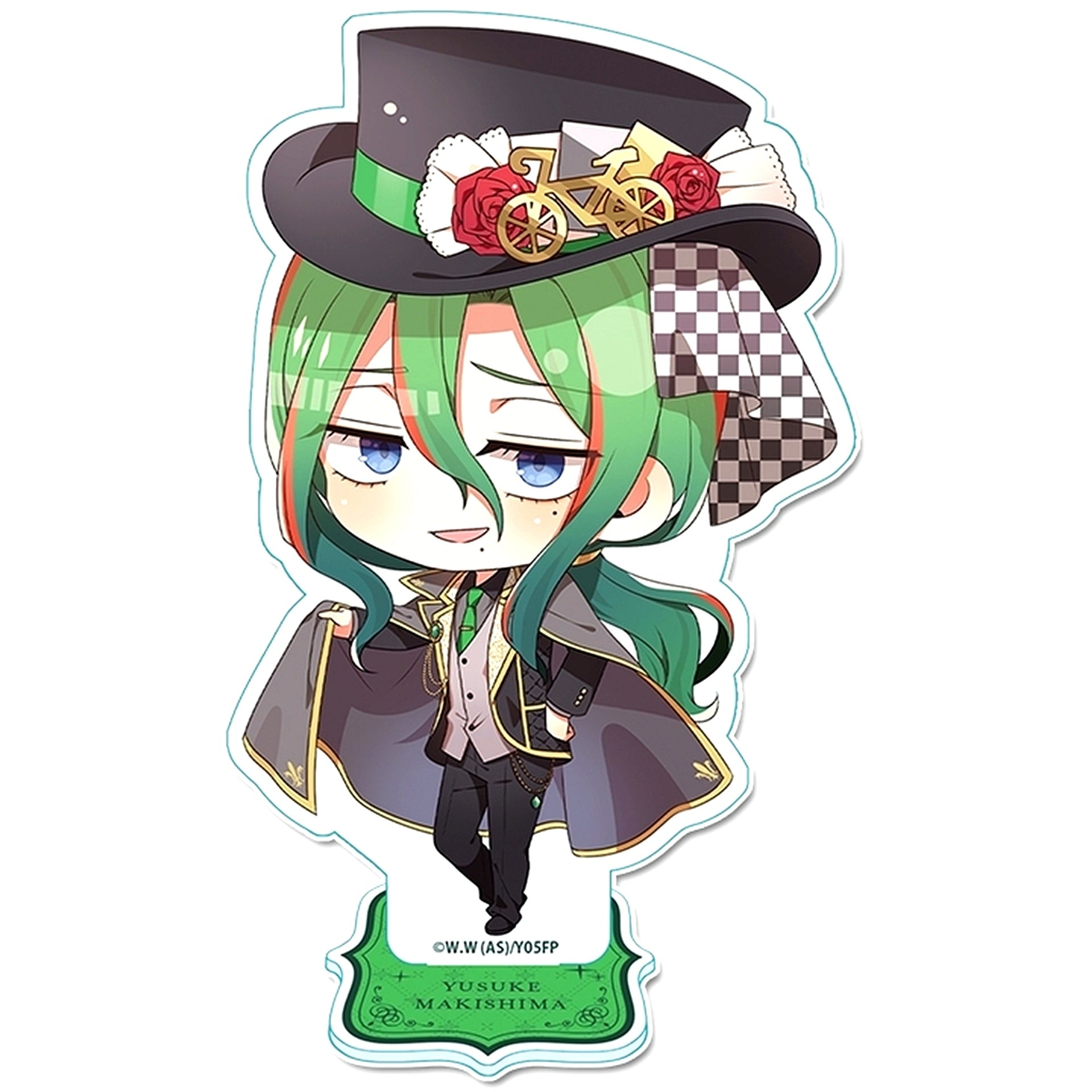 Yusuke Makishima Phantom Thief Ver. Puchi Choco Acrylic Stand Yowamushi Pedal LIMIT BREAK [USED]