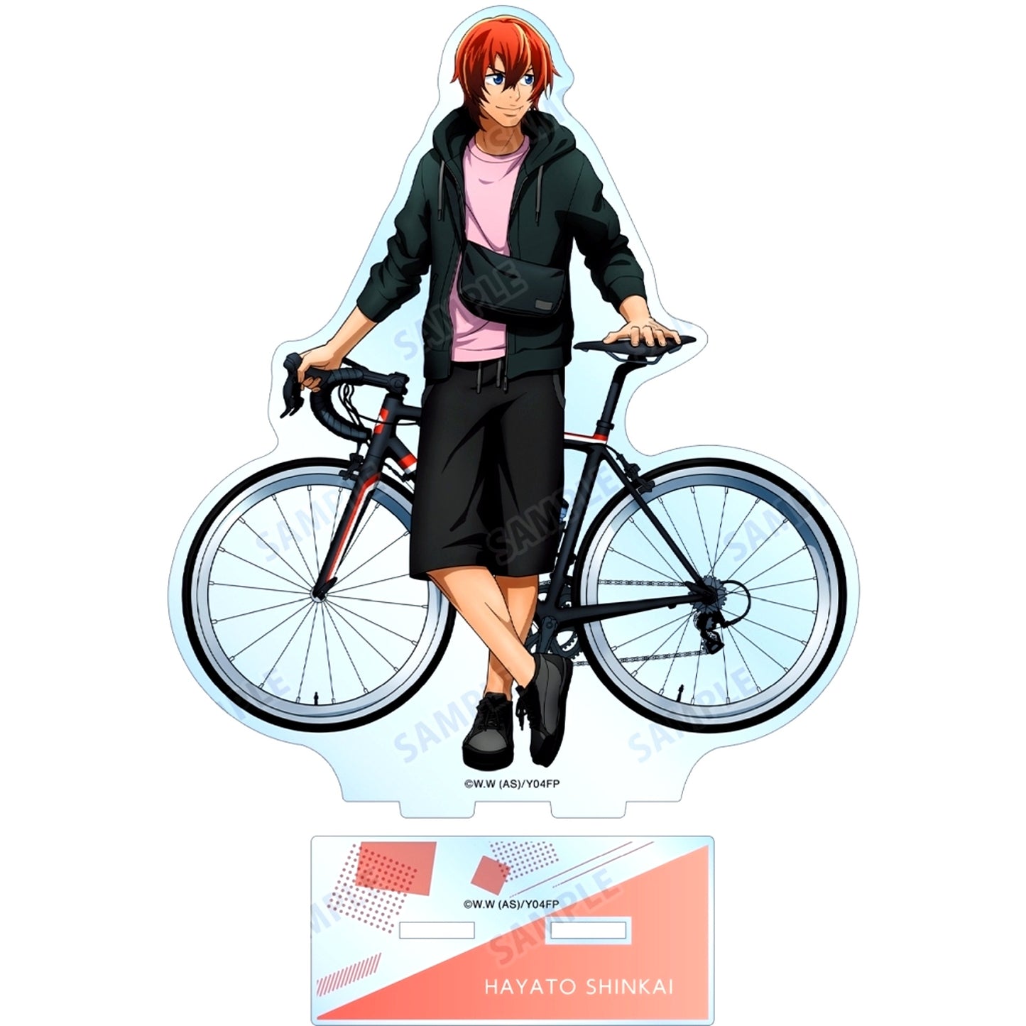 Hayato Shinkai Illustration Going Out ver. BIG Acrylic Stand Yowamushi Pedal GLORY LINE [USED]