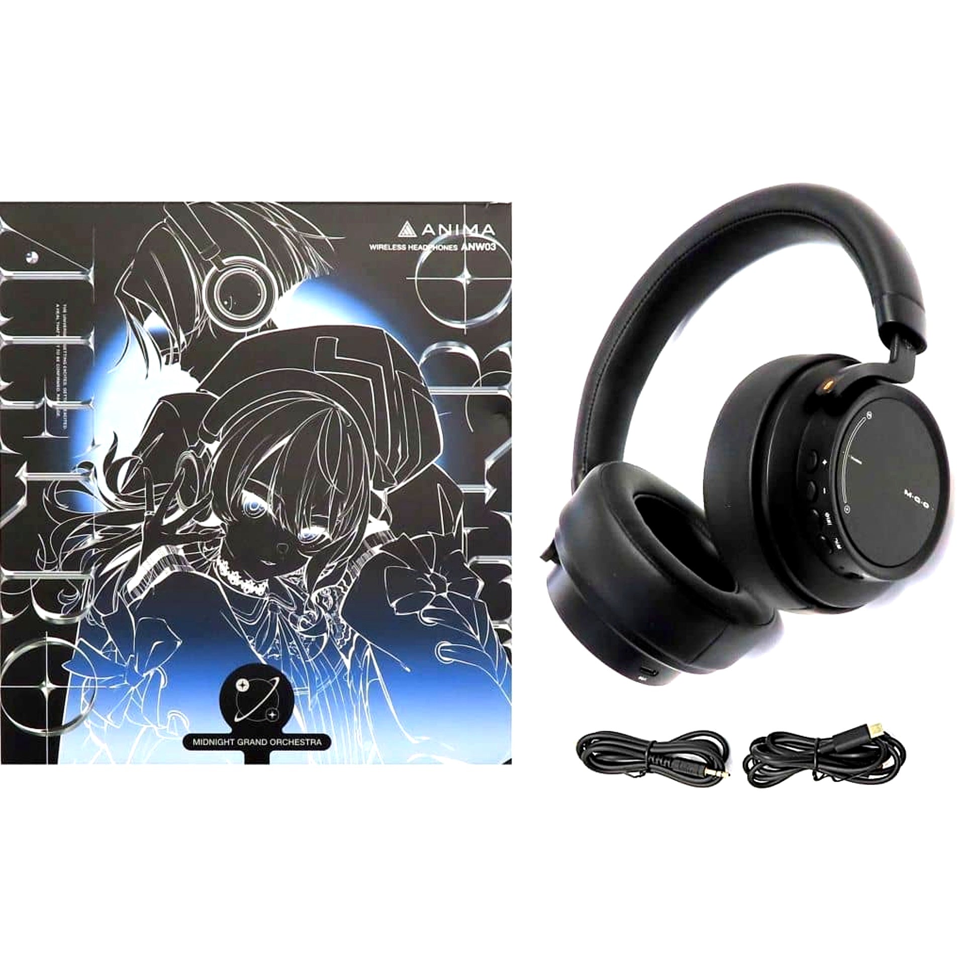 Hoshimachi Suisei and TAKU INOUE Virtual YouTuber hololive Wireless Headphones ANW03 MGO Ver Midnight Grand Orchestra x ANIMA [USED]