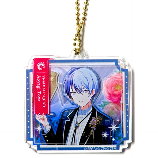 Hatsune Miku: Colorful Stage! Toya Aoyagi Anniversary and Birthday Illustration 2022 2023 Acrylic Keychain Collection A Leo/need & Vivid BAD SQUAD Keychains [USED]