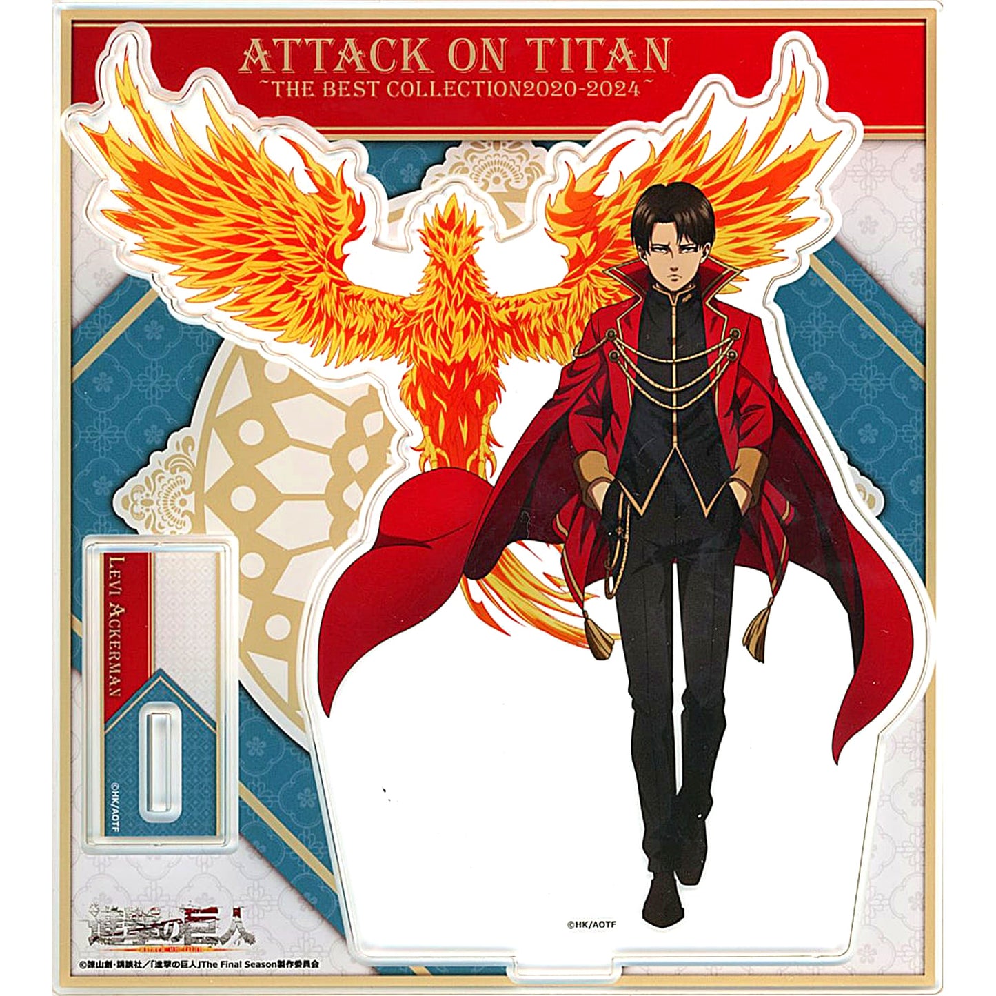 Levi Ackerman Acrylic Stand Attack on Titan The Final Season Final Chapters Phoenix x Karaoke no Tetsujin [USED]