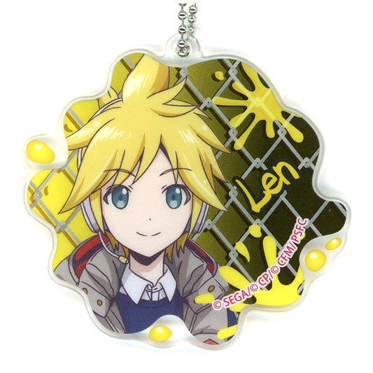 Colorful Stage! The Movie: A Miku Who Can't Sing Kagamine Len Street SEKAI Acrylic Keychain Vol.3 EX Acrylic Item [USED]