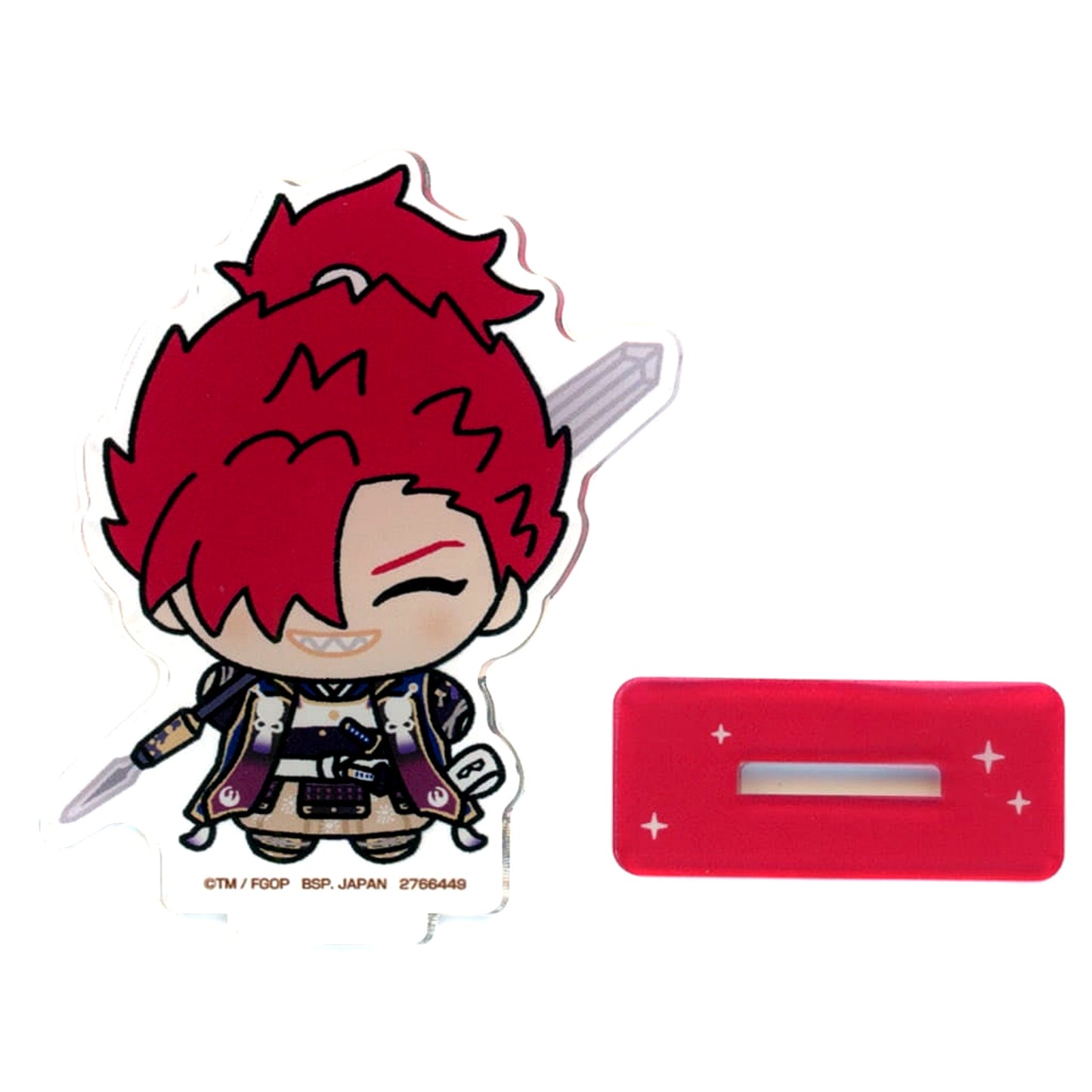 Berserker Nagayoshi Mori Fate/Grand Order Chibiguru-mi Pose! Stand Included Acrylic Plate Vol.1 [USED]