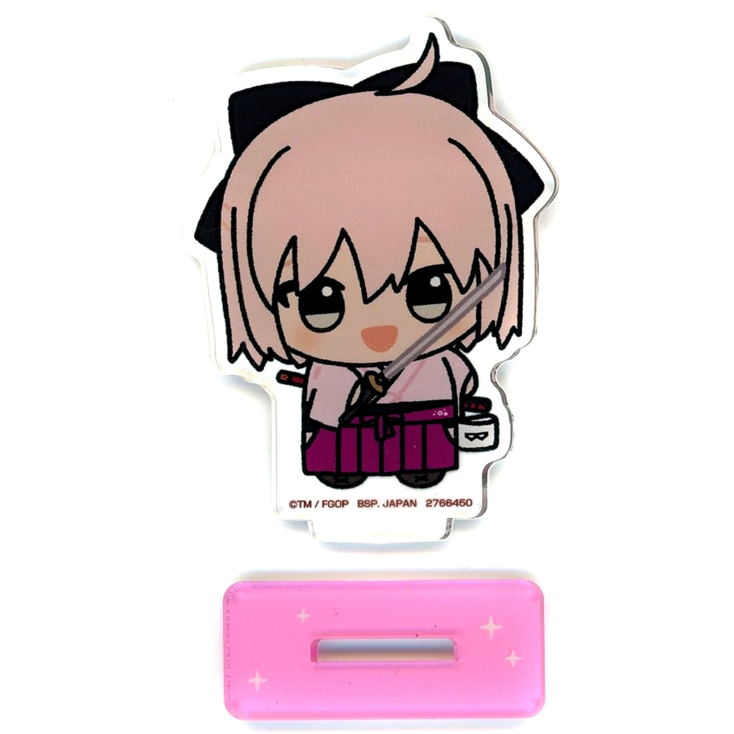 Saber Okita Souji Fate/Grand Order Chibiguru-mi Pose! Stand Included Acrylic Plate Vol.2 [USED]