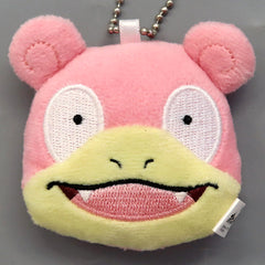 Pokemon Slowpoke Face Plush Toy with Ball Chain Captain Pikachu, Slowpoke, Mew, Pawmi Plush [USED]