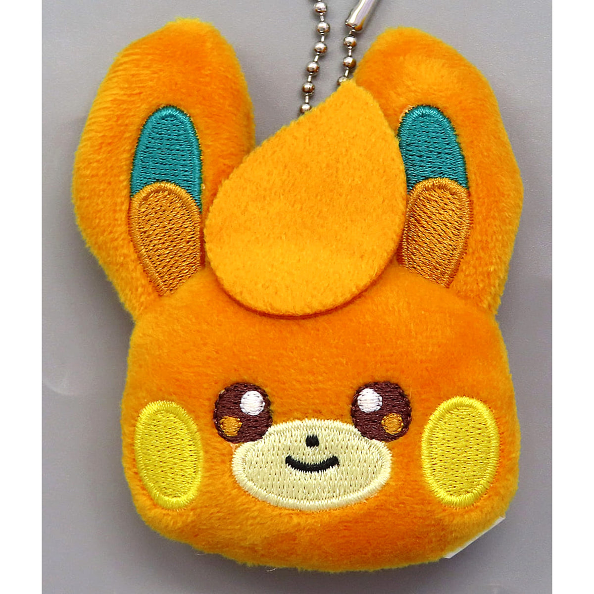 Pokemon Pawmi Face Plush Toy with Ball Chain Captain Pikachu, Slowpoke, Mew, Pawmi Plush [USED]