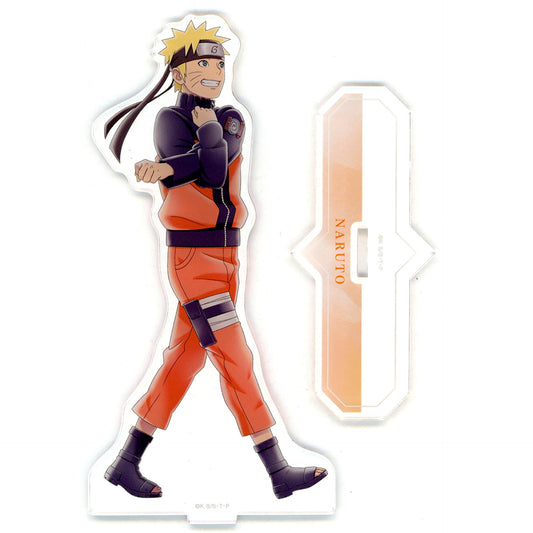 Naruto Uzumaki Naruto Shippuden Walking Ver. Illustration Big Acrylic Stand [USED]