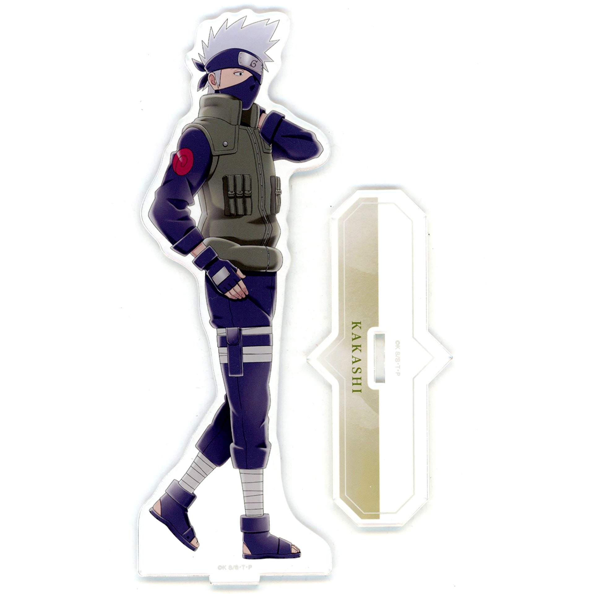 Kakashi Hatake Illustration Walking Ver. BIG Acrylic Stand Naruto Shippuden [USED]