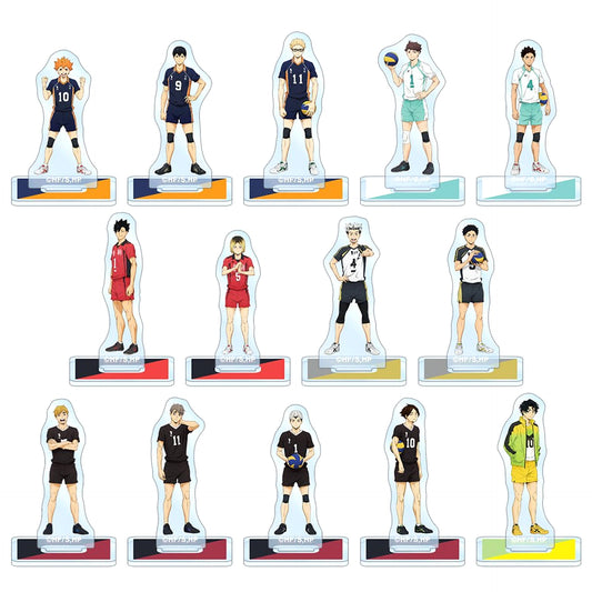 Haikyu!! Shoyo Hinata & Others All 14 Types Set Trading Mini Acrylic Stand Acrylic Stands [USED]
