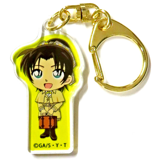 Kazuha Toyama Detective Conan Trading Acrylic Keychain Holmes Deformed Detective Conan Plaza Limited [USED]