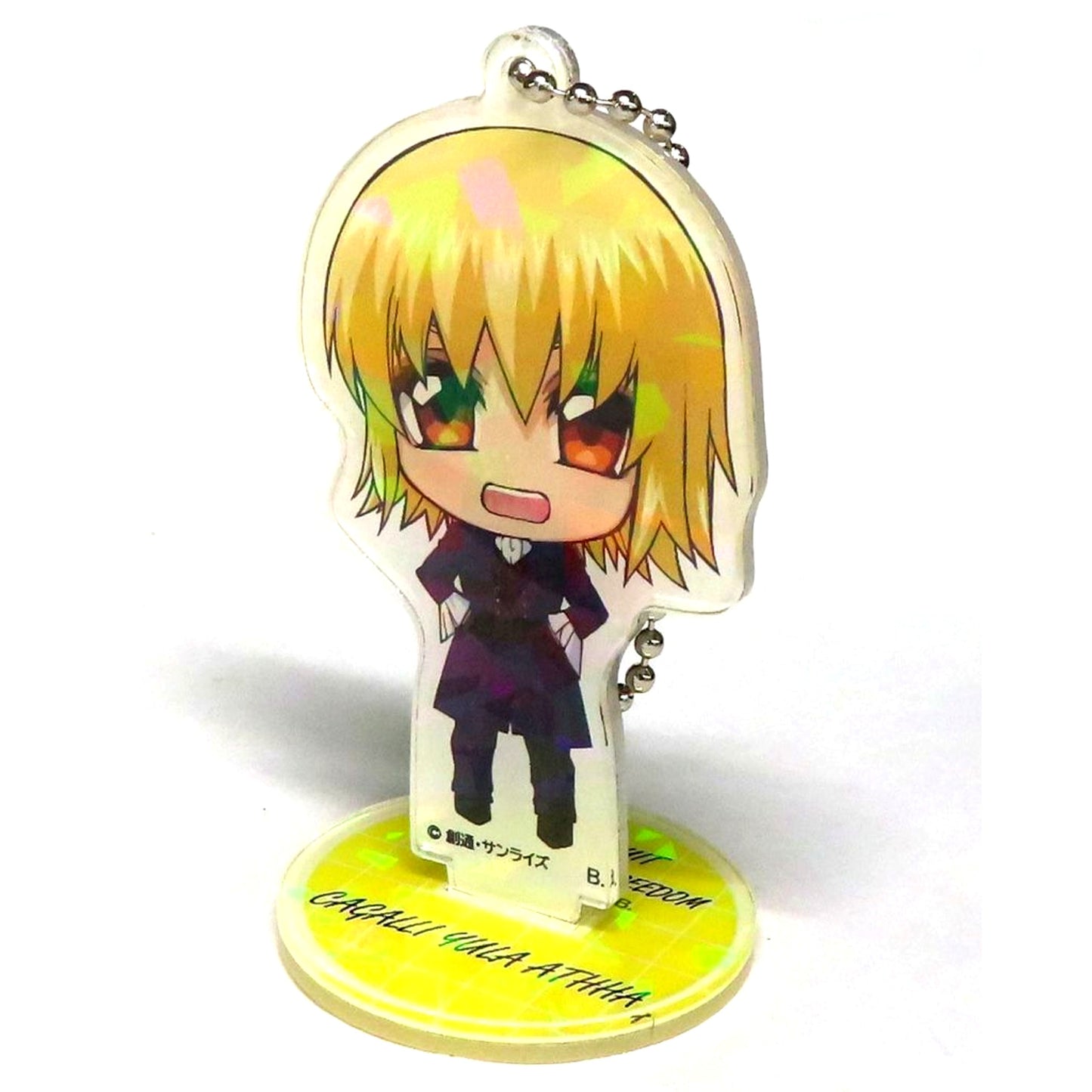 Cagalli Yula Athha Hologram Ver. Hapikuro Mobile Suit Gundam SEED FREEDOM Kabekyun Acrylic Stand Charm 2nd [USED]