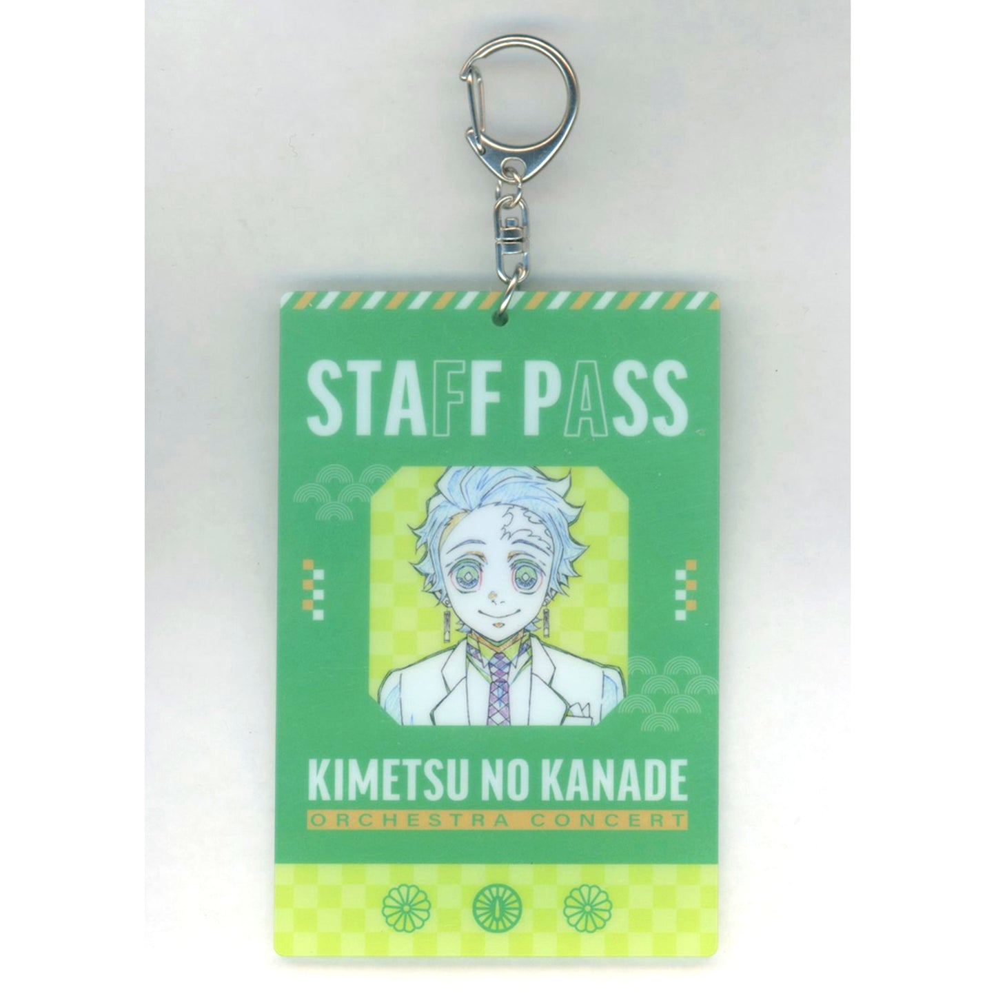 Tanjiro Kamado Unwavering Resolve Arc Staff Pass Style Keychain Demon Slayer Kimetsu no Yaiba Orchestra Concert 5th Anniversary Special Sale [USED]