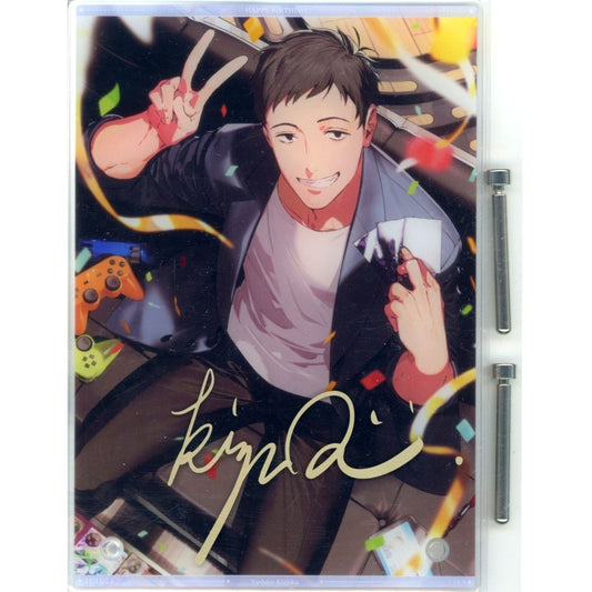 Yashiro Kizuku A5 Acrylic Panel Replica Autograph Virtual YouTuber Nijisanji Birthday 2024 [USED]