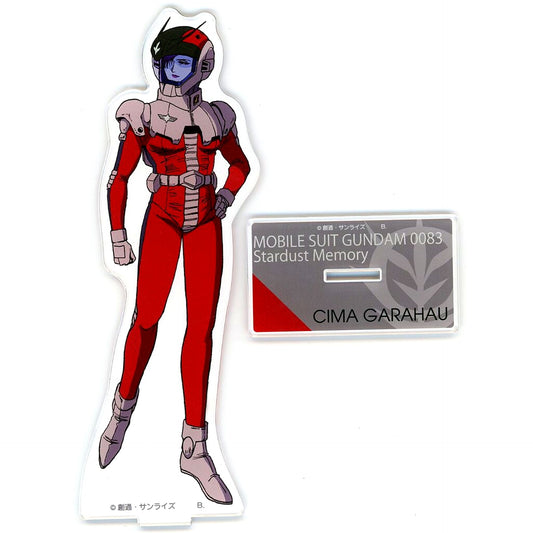 Cima Garahau Pilot Suit Big Acrylic Stand Mobile Suit Gundam 0083 [USED]