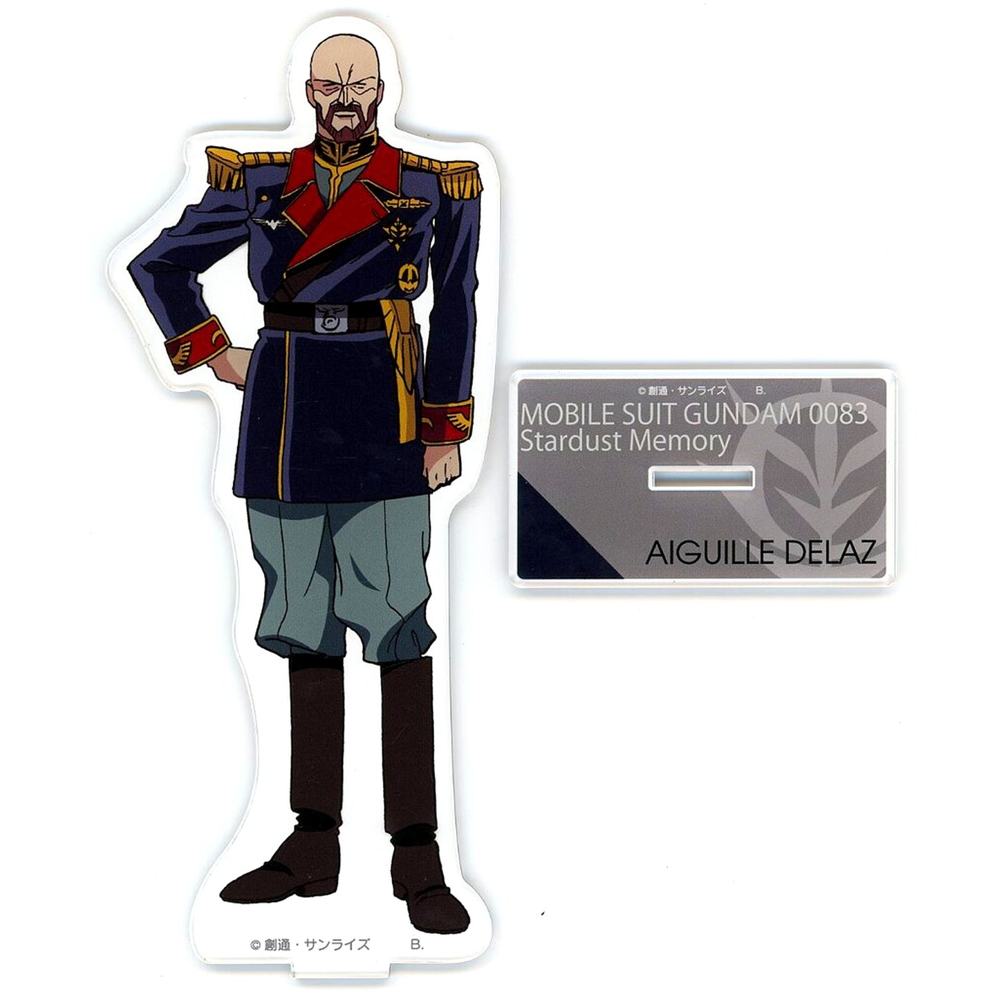 Aiguille Delaz Big Acrylic Stand Mobile Suit Gundam 0083 [USED]