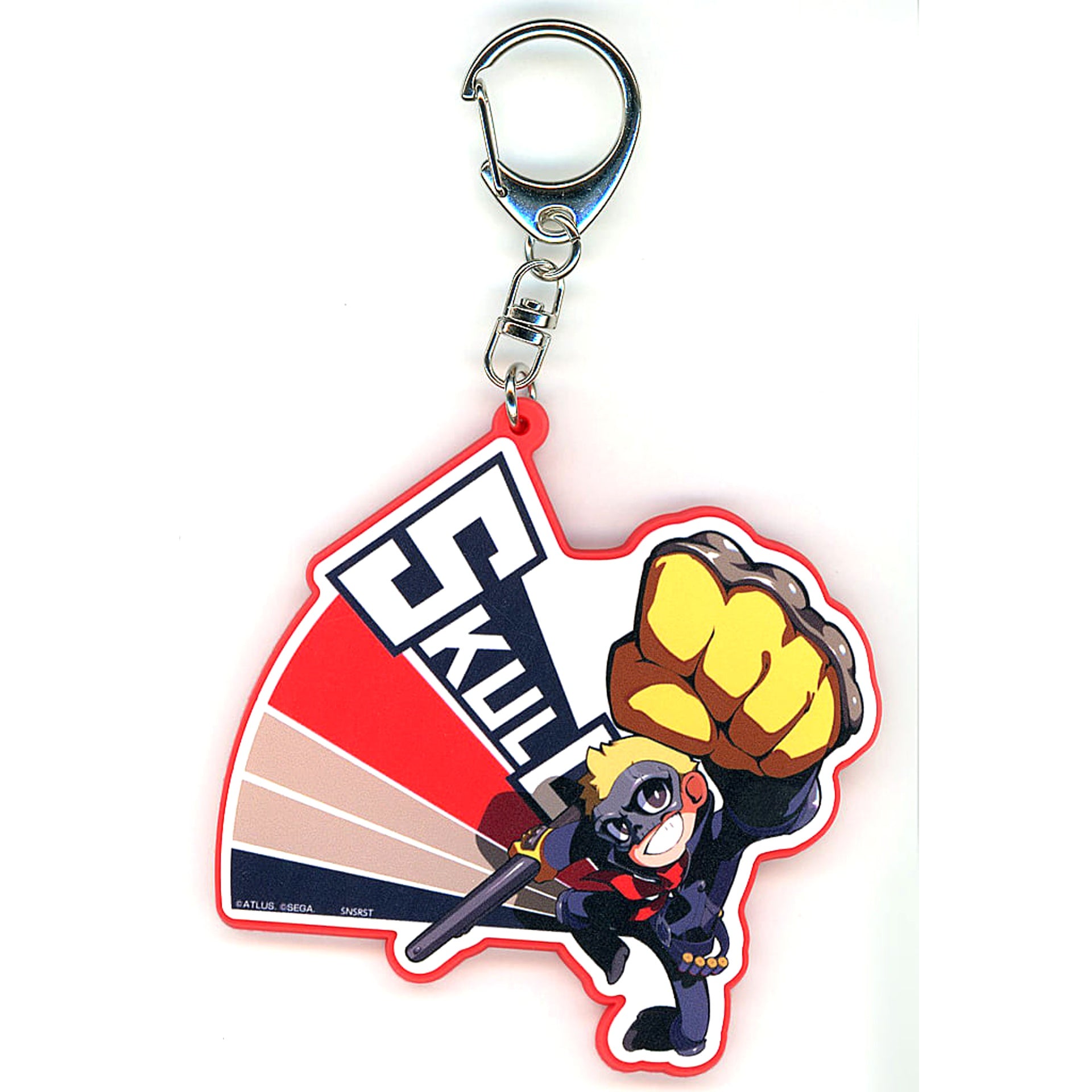 Persona 5 Tactica Ryuji Sakamoto Skull Rubber Keychain Keychains [USED]