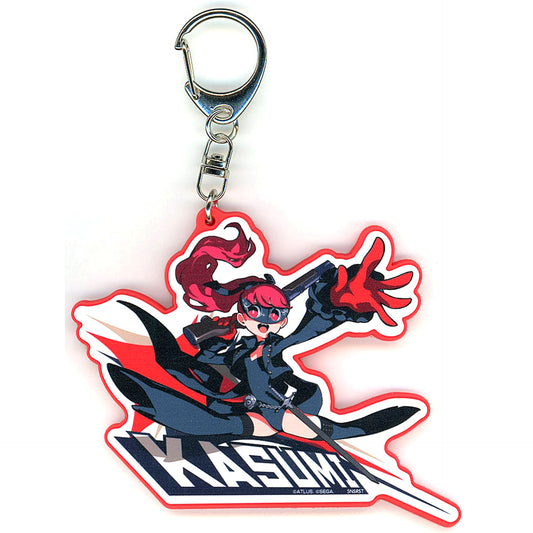 Persona 5 Tactica Kasumi Yoshizawa Violet Rubber Keychain Keychains [USED]