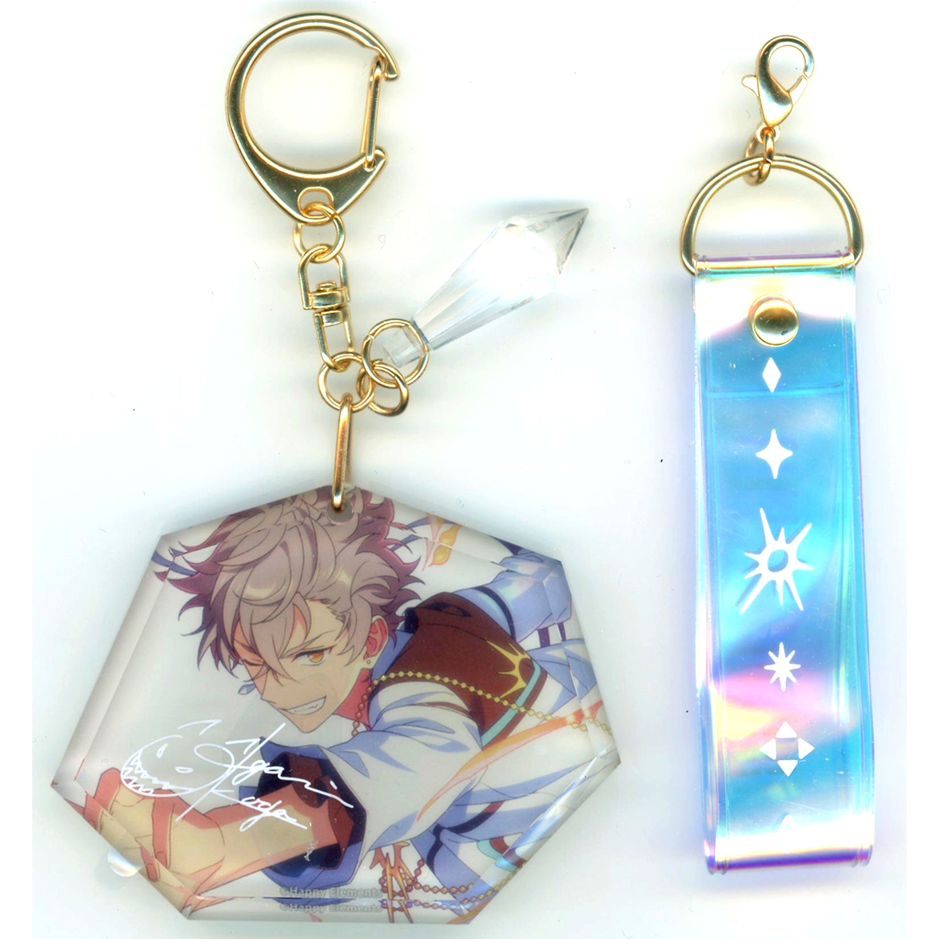Koga Oogami Ensemble Stars!! Fragment Keychain ES 9th Anniv FLARE [USED]