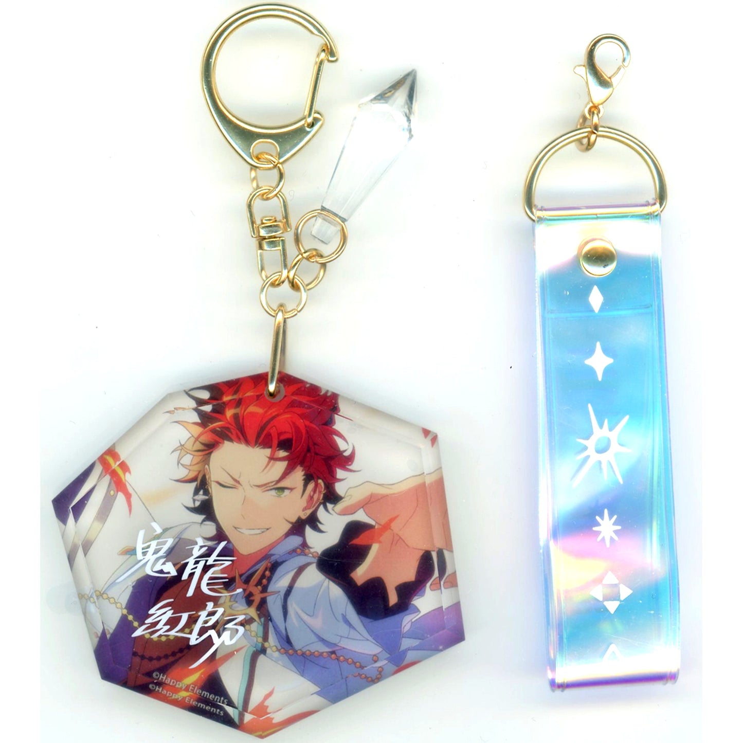 Kuro Kiryu Ensemble Stars!! Fragment Keychain ES 9th Anniv FLARE [USED]