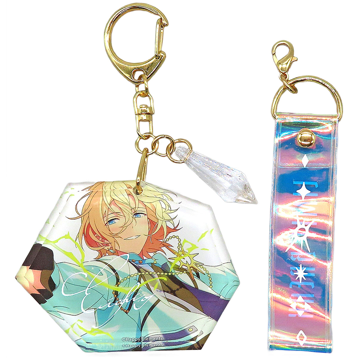 Eichi Tenshouin Ensemble Stars!! ES 9th Anniv. Fragment Keychain Spark [USED]