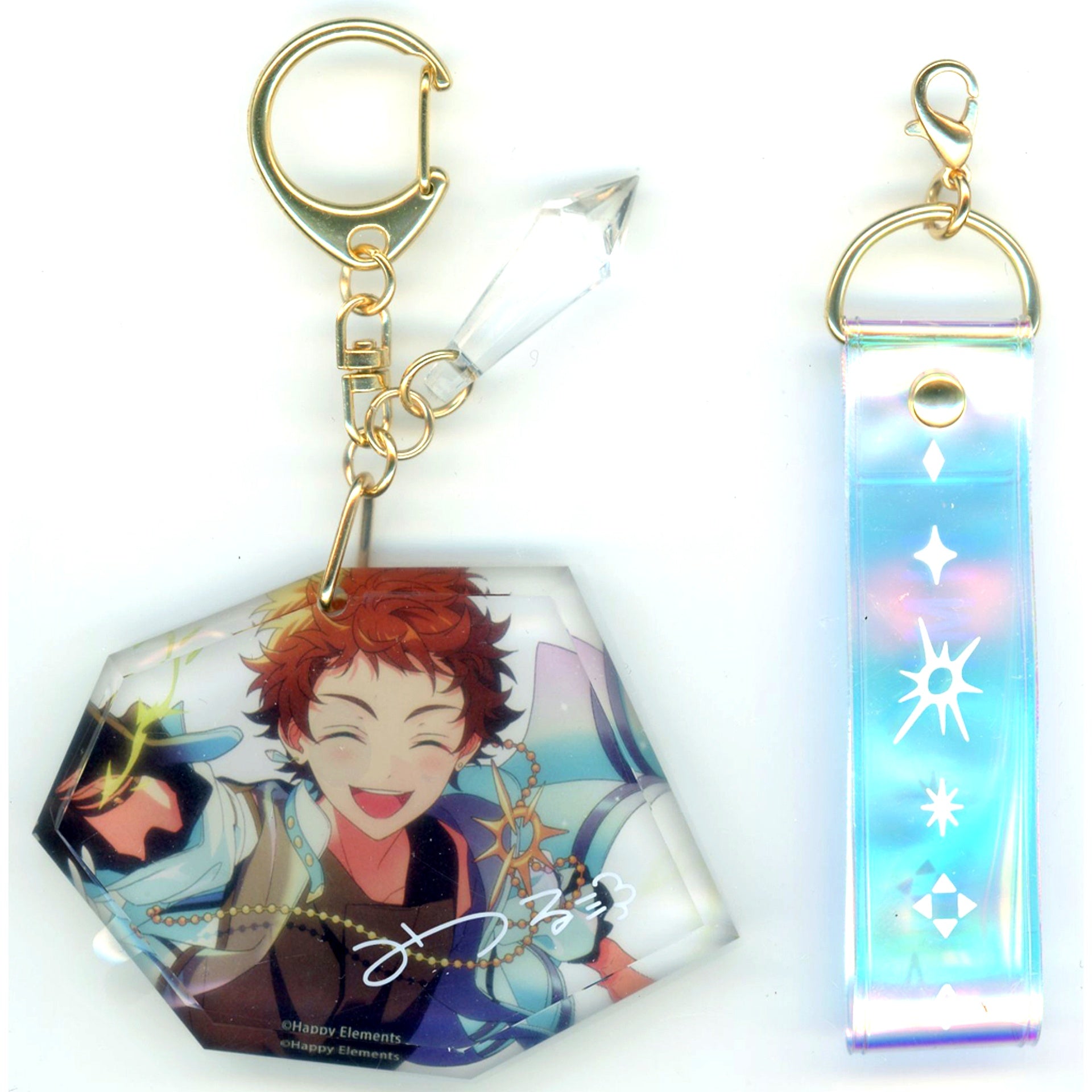 Mitsuru Tenma Ensemble Stars!! ES 9th Anniv. Fragment Keychain SPARK [USED]