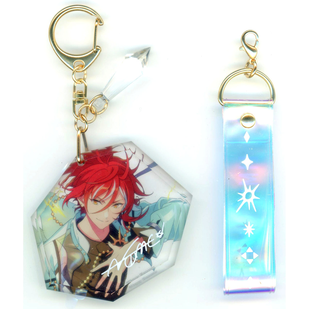 Natsume Sakasaki Ensemble Stars!! ES 9th Anniv. Fragment Keychain SPARK [USED]