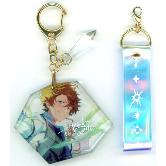 Midori Takamine Ensemble Stars!! Fragment Keychain ES 9th Anniv STORM [USED]