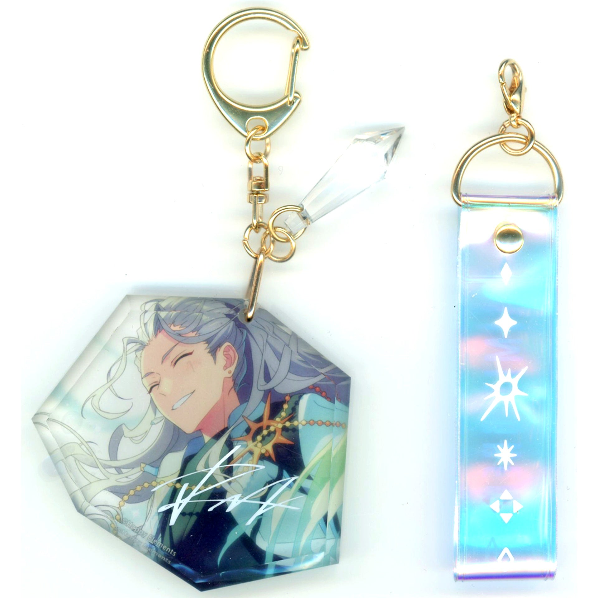 Nagisa Ran Ensemble Stars!! ES 9th Anniv. Fragment Keychain STORM [USED]