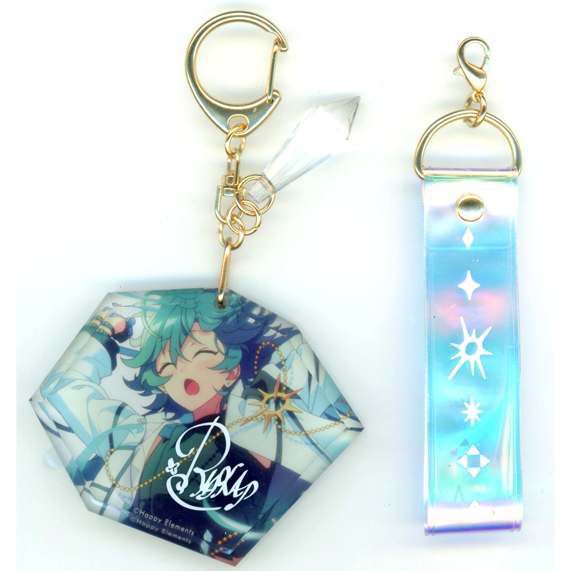 Laika Hojo Ensemble Stars!! ES 9th Anniv. Fragment Keychain STORM [USED]